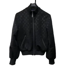 ルイヴィトン　LOUIS VUITTON　22SS　エンボスモノグラム　ジップアップ　ジャケット　 RW221W D97 FMJA26　　ナイロン/ポリウレタン　ブラック　34サイズのサムネイル