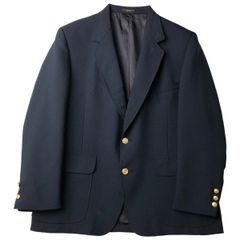 Lauren Ralph Lauren紺ブレ金ボタンテーラードジャケット - メルカリ