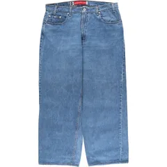 古着 90年代 リーバイス Levi's SILVER TAB シルバータブ LOOSE FIT WIDE LEG ストレートデニムパンツ USA製 メンズw39相当/evb033331