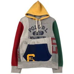 古着 ラルフローレン Ralph Lauren POLO RALPH LAUREN クレイジーパターン スウェットプルオーバーパーカー メンズM相当/eaa458124