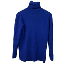 ENFOLD(エンフォルド) 長袖セーター サイズ38 M レディース - ネイビー タートルネック