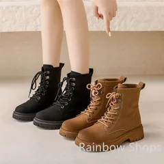 新品未使用 ショートブーツ レディース 歩きやすい レディース 編み上げブーツ レディース ブーツ レディース ワークブーツ ブーツ レースアップ