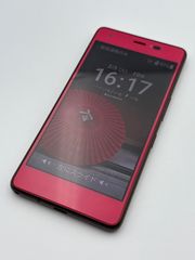 ☆新品同様☆ UQ mobile おてがるスマホ01 KYV44 ルビーレッド - メルカリ