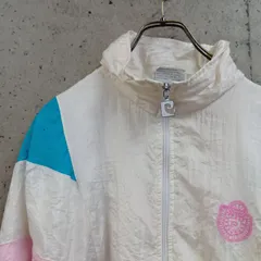 【USED】US 古着 Pierre Cardin ピエールカルダン ナイロンジャケット ウインドブレーカー Mサイズ パステルカラー ヴィンテージ US古着 ウィンドブレーカー ユニセックス レトロ 90sのサムネイル