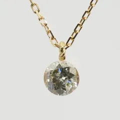 アガット K18 ダイヤ 0.2ct ネックレス シークレット/25-3055
