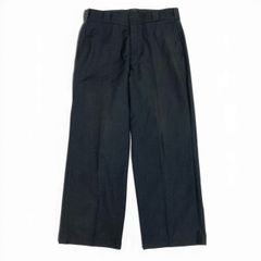 67b3 PRADA プラダ ウールスラックス ボトムパンツ 三角ロゴ 46サイズ ダークグレー ウール00％ メンズo07t