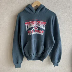 90s RUSSELL ATHLETIC 古着 パーカー プルオーバー スウェット ロゴ S メキシコ製 アメカジ キャンプ アウトドア