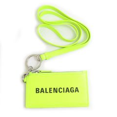 BALENCIAGA カードケース ネックストラップ付 グリーン - メルカリ