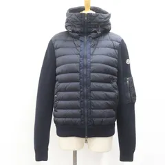IT5G6SN4K1YO 国内正規品 MONCLER モンクレール  MAGLIONE TRICOT CADIGAN マリオーネ トリコットカーディガン ネイビー Mサイズ メンズ