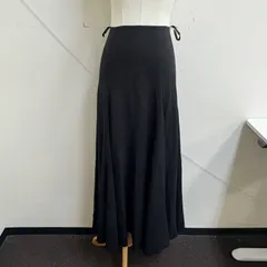 フラメンコ衣装 スカート ファルダ  黒 ブラック シンプル 無地 フレア