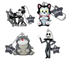 ディズニーキャラクター カラーコレクションチャーム black 全4種セット