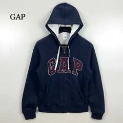 GAP 2016 archive double face zip sweat hoodie XS ギャップ ダブルフェイス ジップパーカー 裏地サーマル 肉厚 名作 y2k 平成 短丈