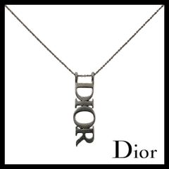 2955-2 極美品✨ Dior ネックレス CD ロゴ 希少 シルバー - メルカリ