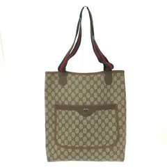 GUCCI  オールドグッチ トートバッグ  GGスプリーム×シェリーライン インターロッキングG PVC 39 02 003 アクセサリーコレクション     / 240001186974