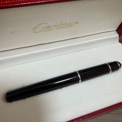 Cartier 万年筆 黒 ケース付き Cartier (カルティエ) 万年筆 ブラック｜トレファクONLINE