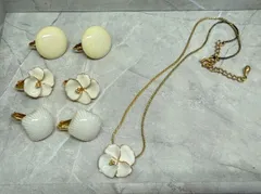 【アクセサリー】4点まとめ売り アクセサリー イヤリング3点 ネックレス1点 4点セット アクセ レディース ファッション 小物