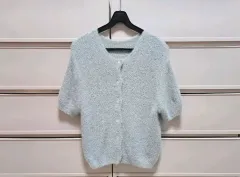 半袖 アンゴラ カーディガン 新品