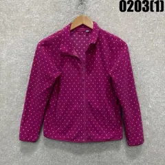 ユニクロ ピンク ドット レディース フリース ジャケット キッズ