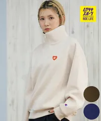 【ムラスポ公式】新品 CHAMPION チャンピオン トレーナー スウェット レディース シンプル ロゴ HALF ZIP SWEATSHIRT CW-C009