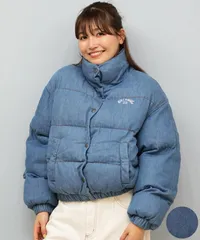 【ムラスポ公式】新品 BILLABONG ビラボン ジャケット レディース 中綿 ロゴ DENIM PUFF JACKET BF014-761