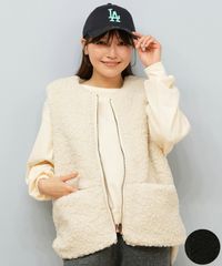FRAPBOIS アイスクリーム柄 ベージュ ボンバージャケット S - メルカリ
