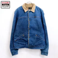 70s USA製 vintage Wrangler 裏ボア デニムジャケット メンズ 表記44Lサイズ