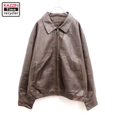 00s STJOHN'SBAY レザージャケット メンズ 表記XLサイズ