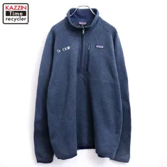 00s patagonia 企業刺? ハーフジップ ベターセーター フリースジャケット メンズ 表記XLサイズ