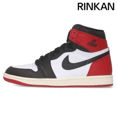 ナイキ  Air Jordan 1 Retro High OG Black Toe Reimagined DZ5485-106 エアジョーダン1ブラックトゥリイマジンドスニーカー メンズ 26.5cm