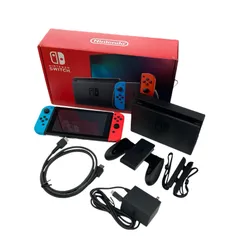186000 動作確認済み Nintendo 任天堂 ニンテンドウ 現状品 Switch 美品 HAC-001  ネオンブルー/ネオンレッド