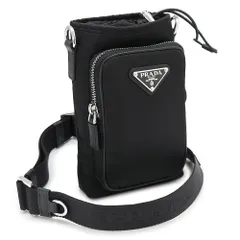 プラダ ショルダーバッグ スマートフォンケース 2ZH155 2DMI F0002 テスート Re-Nylon ポシェット ポーチ トライアングルロゴ ブラック 黒 PRADA
