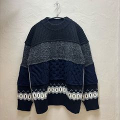 SUNSEA ベルテッド フィッシャーマンセーター 3 チャコール - メルカリ