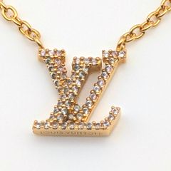 美品✨️保存箱 ヴィトン LV アイコニック ネックレス M01424 ゴールド 