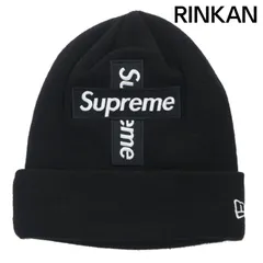 シュプリーム ×ニューエラ New Era  New Era Cross Box Logo Beanie クロスボックスロゴビーニー メンズ