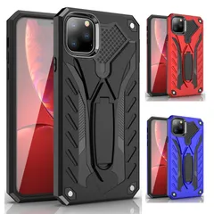 iPhone 12mini ケース 背面タイプ ケース カバー 背面タイプ ハイブリッド 2重構造 TPU+PC 耐衝撃 マット メタリック スタンド付き メンズ かっこいい おしゃれ