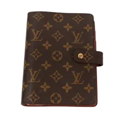 LOUIS VUITTON ルイ・ヴィトン アジェンダMM 手帳カバー モノグラムキャンバス ブラウン【中古】 ユニセックス