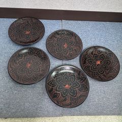 メルうー特価』 越前塗 取皿 5枚 大皿 - メルカリ