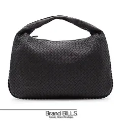 未使用品 BOTTEGA VENETA ボッテガ ヴェネタ イントレチャート ワンショルダーバッグ 115654 レザー ブラック ユニセックス