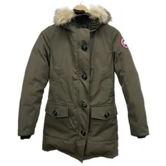 CANADA GOOSE(カナダグース) ダウンジャケット サイズS/P S レディース美品  - 99C5019 カーキ 長袖/ファー/冬