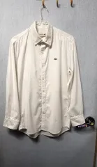 LACOSTE シャツ 白 長袖 US S