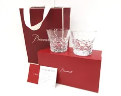 【保管品】ほぼ未使用 Baccarat バカラ 2020年 イヤータンブラー ブラーヴァ タンブラー ロックグラス グラス コップ ブランド 食器 洋食器 酒器 ペア 2客セット 栞/箱/紙袋付