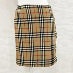 BURBERRY・バーバリーブルーレーベル・巻きスカート・ノバチェック・Y2K