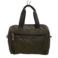 LESPORTSAC(レスポートサック) ハンドバッグ - カーキ ミニボストン/キルティング
