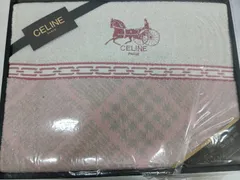 セリーヌ CELINE 未使用タオルケット ピンク 未使用