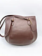 COACH/コーチ OLD COACH/オールドコーチ ハンドバッグ ショルダーバッグ ブラウンレザー ヴィンテージ 9996 ST016