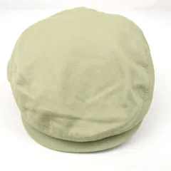 ラコステ ハンチング キャップ 帽子 日本製 ブランド メンズ 59cmサイズ ベージュ LACOSTE 【中古】