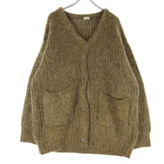 niko and... ニコアンド ウール混 長袖 ニットカーディガン F ブラウン レディース 古着
