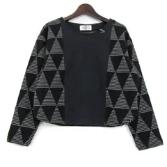 ミズノ 長袖Ｔシャツ 未使用 DAY OFF スポーツウエア トップス 黒 レディース Lサイズ ブラック×グレー Mizuno