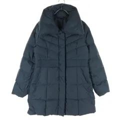 LAUTREAMONT ロートレアモン 長袖 ダウンコート 40 ネイビー レディース 古着