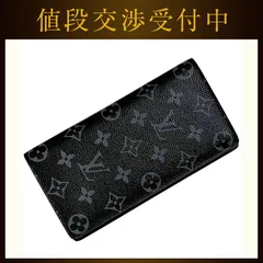 ルイ ヴィトン 二つ折り 長財布 ポルトフォイユ ブラザ ブラック モノグラム